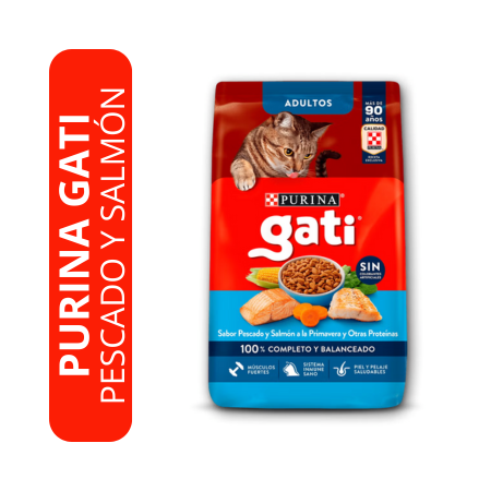 Gati Sabor Pescado y Salmón a la Primavera x 15kg