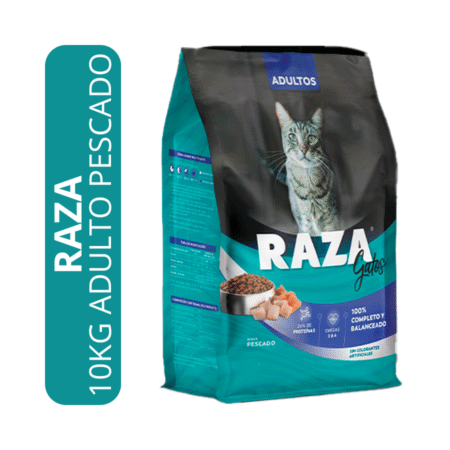 RAZA GATOS ADULTOS PESCADO X10KG