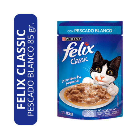 Felix Classic Pouch Pescado Blanco 85g