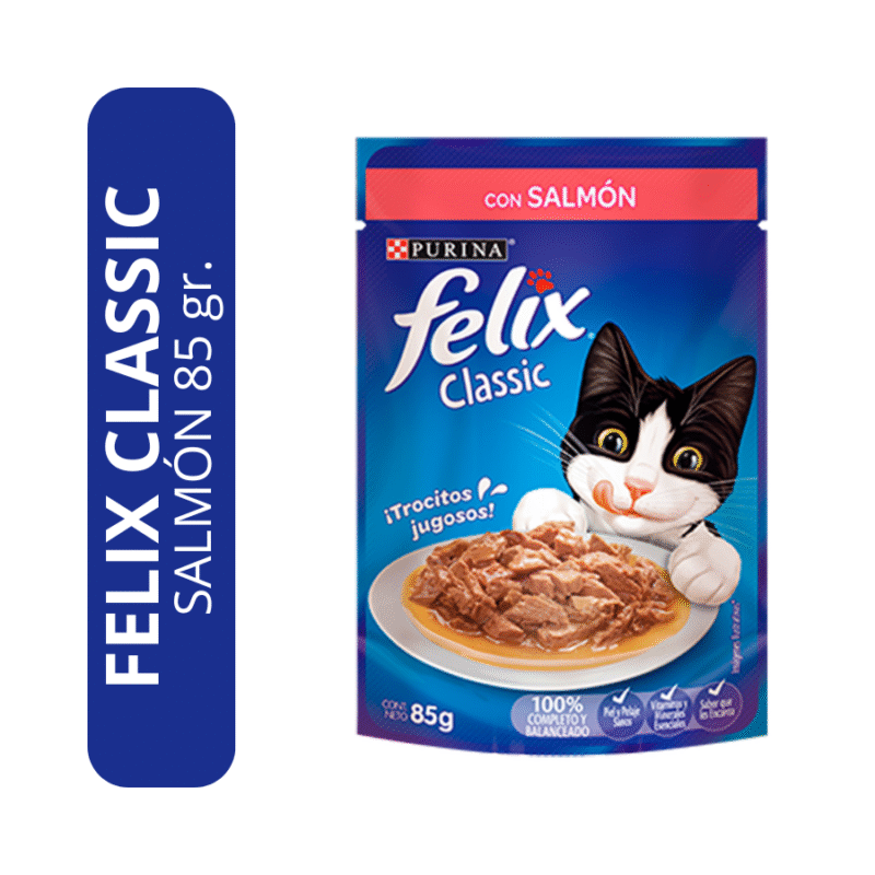 Felix Classic Pouch Salmón 85g