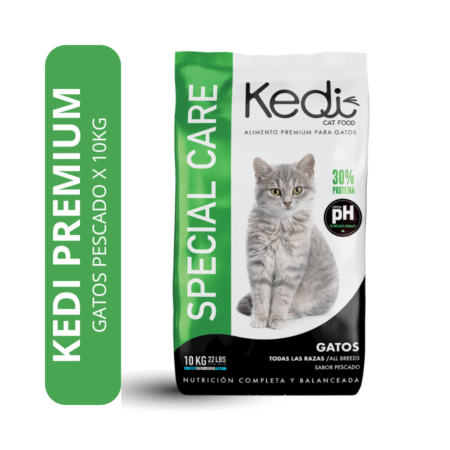 Kedi Premium Para Gatos Sabor Pescado x 10kg