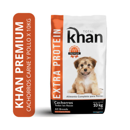 Khan Premium para Perro Cachorro Sabor Carne y Pollo 10kg