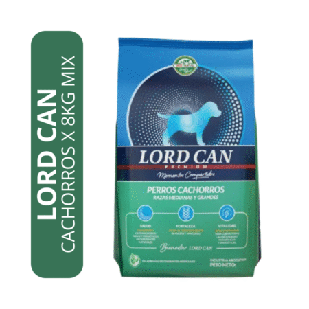 Alimento Lord Can Perros Cachorros Medianos y Grandes 8kg