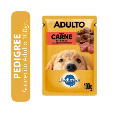 Pedigree Alimento Húmedo Sobrecito Perro Adulto Carne x 100gr