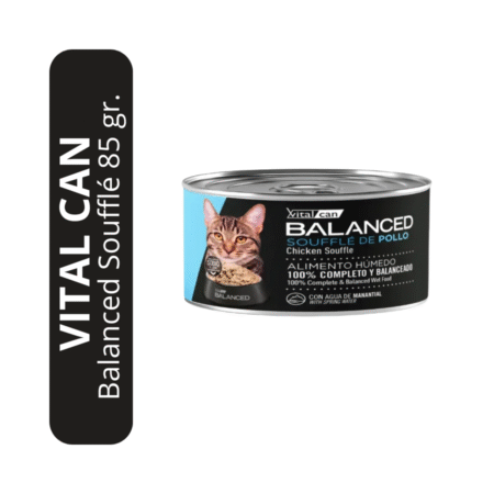 Vitalcan Balanced Souffle Gato Adulto Pollo Lata 85g