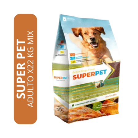 Alimento Super Pet Adultos X 22kg Sabor Mix